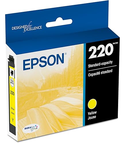 Amazon.com: EPSON 220 DURABrite Ultra Ink High Capacity Yellow